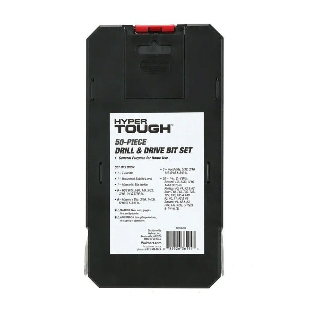 🔥Hyper Tough 50-Piece Drill Bit And Driver Bit Set BNWT🔥