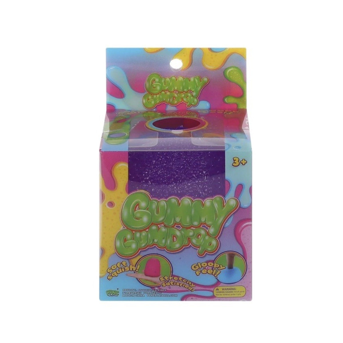 🔥PPNC Gummy Gumdrop Squishy Sensory Viral Toy Purple BNWT🔥