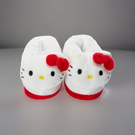 🔥Sanrio Hello Kitty Plush Slippers Women's Size XS-S (5-6) BNWT🔥