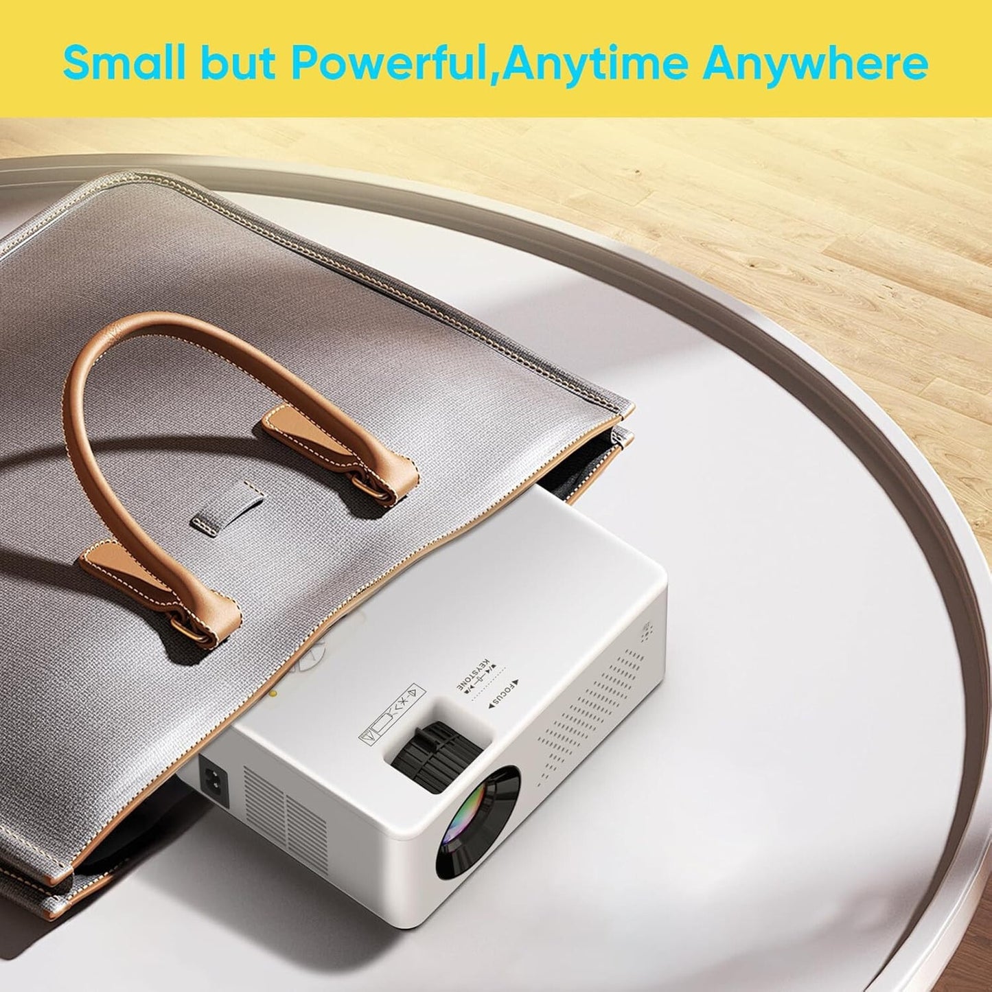 🔥Mini Bluetooth Portable Movie Projector Full HD 1080P Supported BNWT🔥
