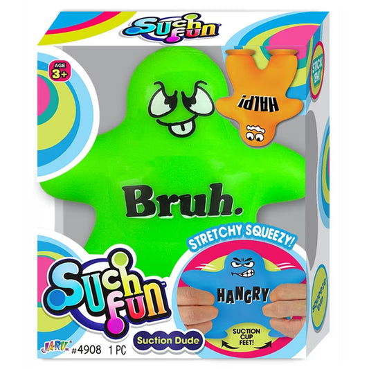 🔥Ja-Ru Suction Cup Squish Dude GREEN BNWT🔥