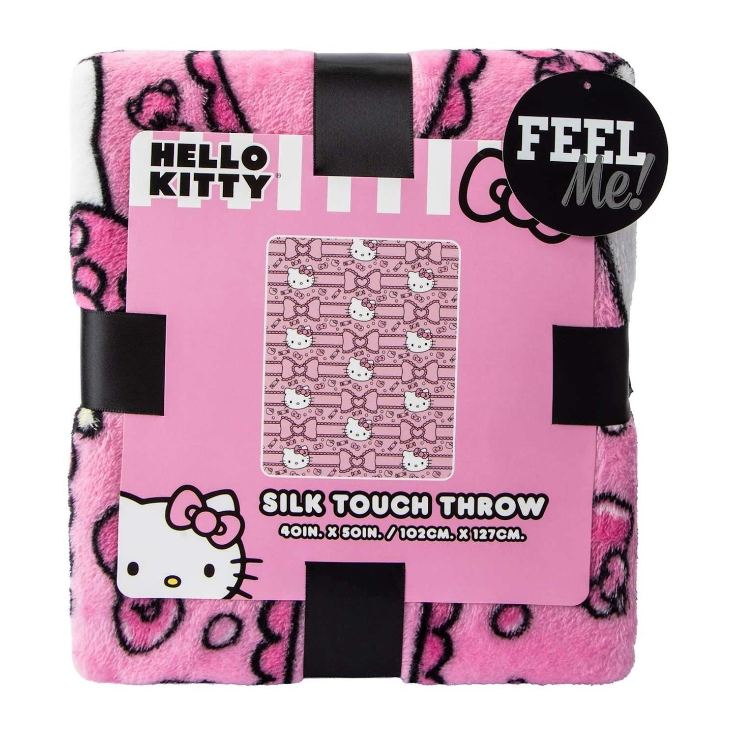 🔥SANRIO HELLO KITTY PLUSH SILK TOUCH THROW BLANKET 40 X 50" BNWT🔥