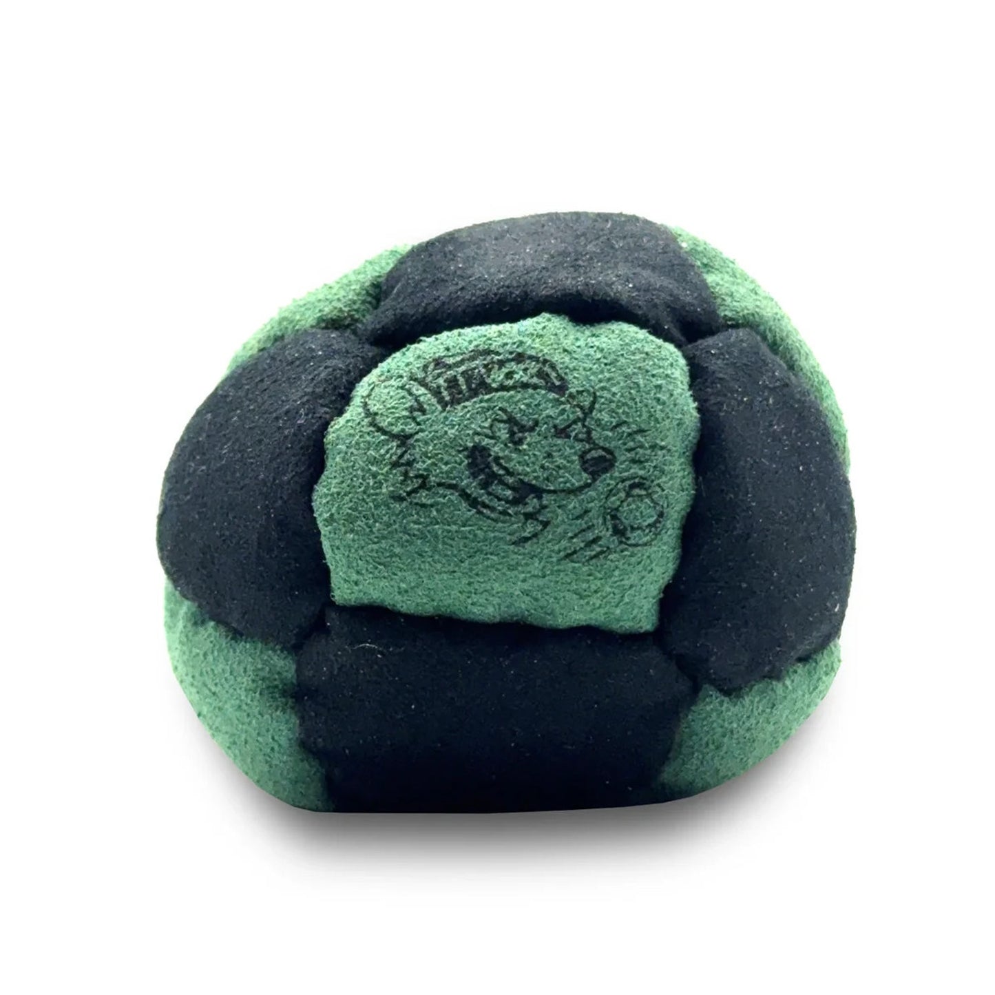 🔥KickRats Blackout 14 Panel Footbag Hacky Sack Black/Toxic Green BNWT🔥