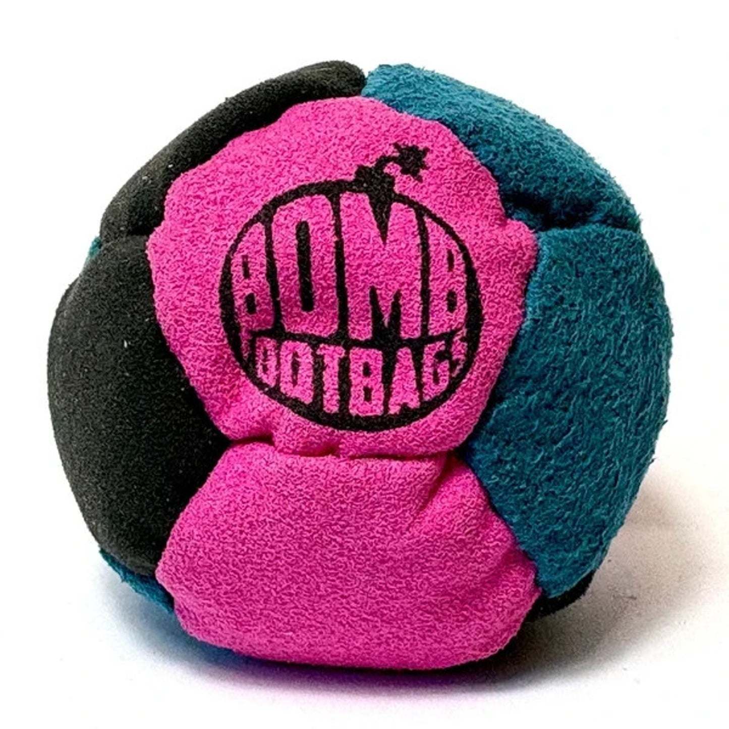 🔥Bomb Footbags The Kaboom Hacky Sack Footbag Pink/Black/Teal BNWT🔥
