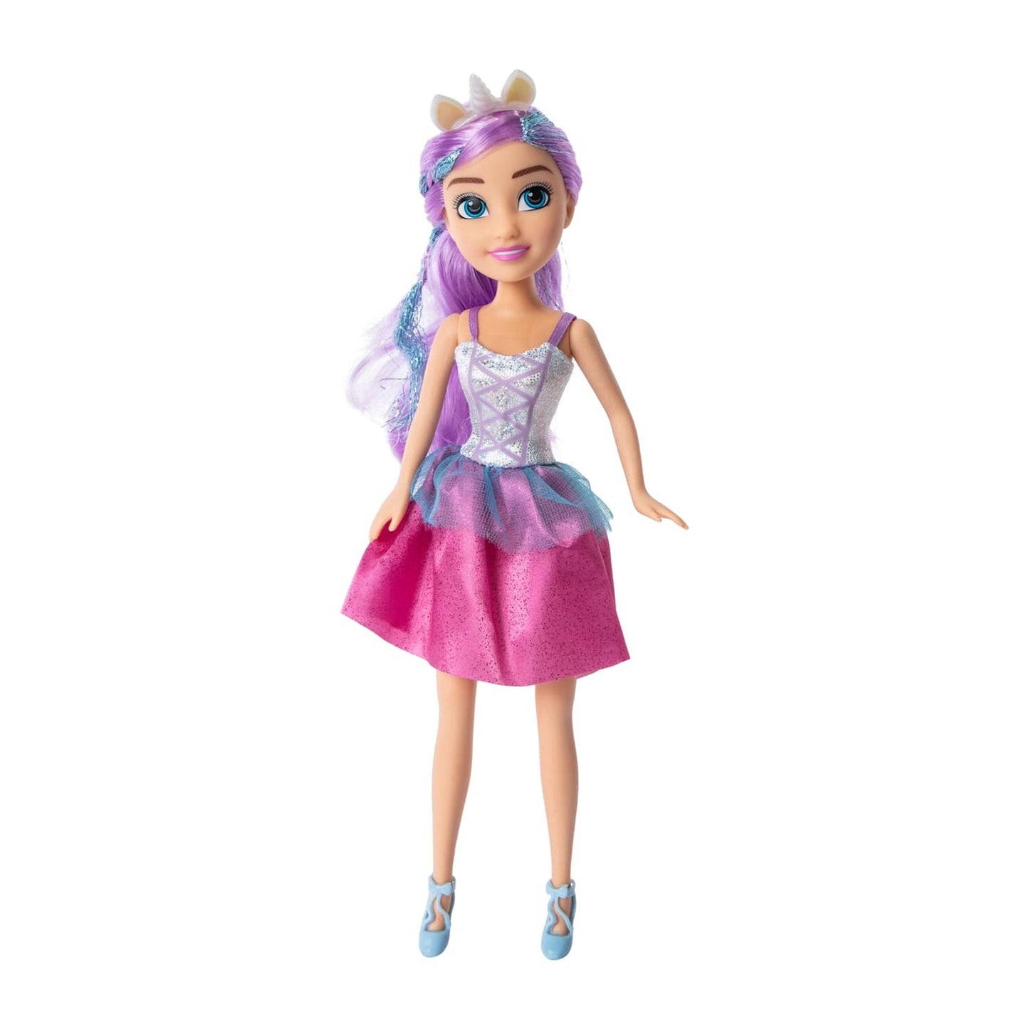 🔥Zuru Sparkle Unicorn Princess 11.5" Girlz Doll Purple & Blue Hair BNWT🔥