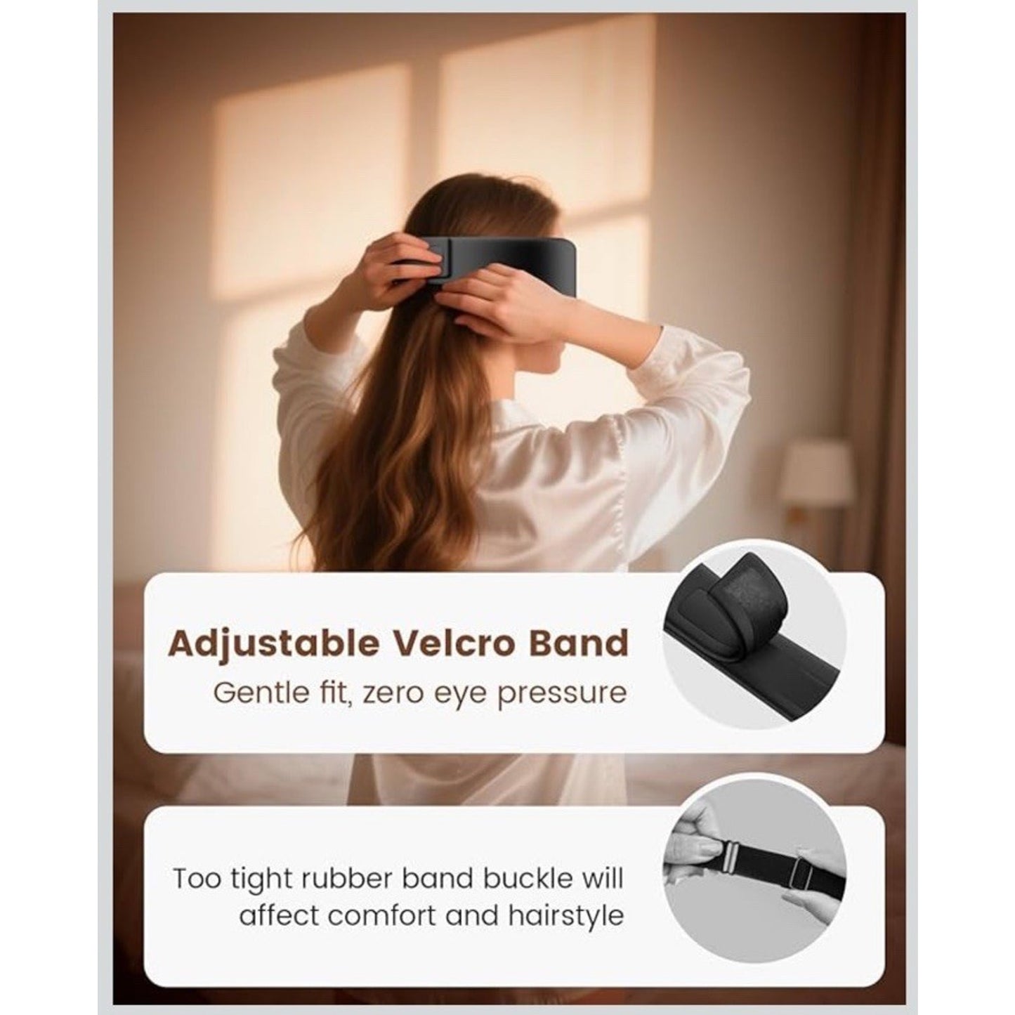 🔥Anydance Heated Eye Mask Cordless Dry Eye Relief Sleep Black BNWT🔥