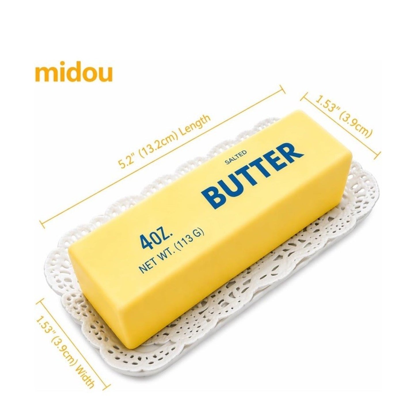🔥 Midou Slow Rising Dumpling Squishy Butter Squeeze Toy BNWT🔥