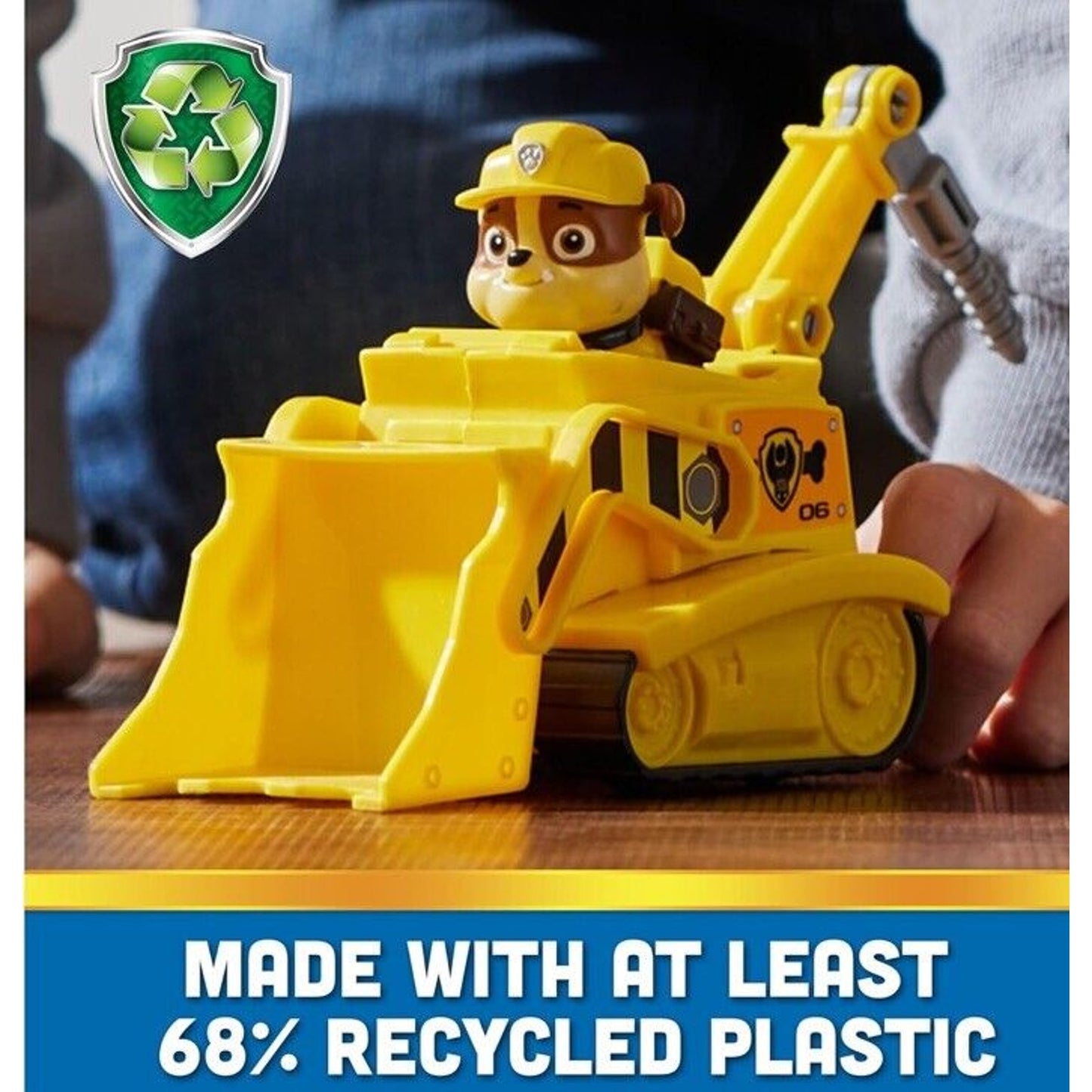 🔥Nickelodeon Paw Patrol Rubble's Bulldozer & Action Figure BNWT💥