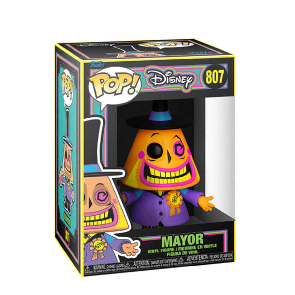 🔥The Nightmare Before Christmas Mayor Blacklight Funko Pop! Vinyl Figure NIB🔥