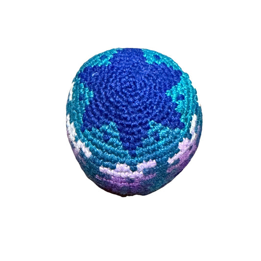 🔥World Footbag Boota Bag Crochet Hacky Blue/Purple/Green BNWT🔥