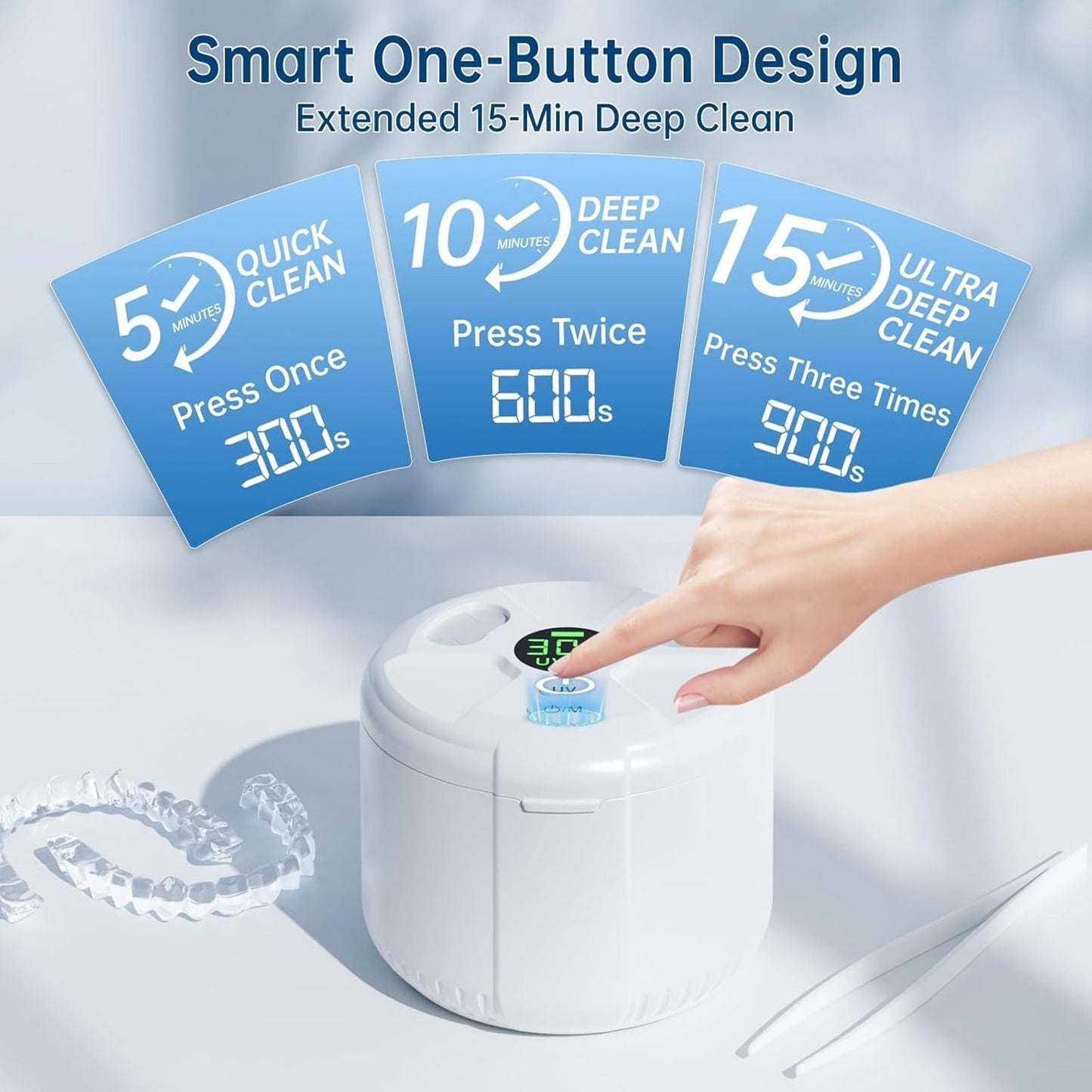 🔥45Khz Ultrasonic Deep Cleaning Machine 200ML Dental Pod BNWT🔥