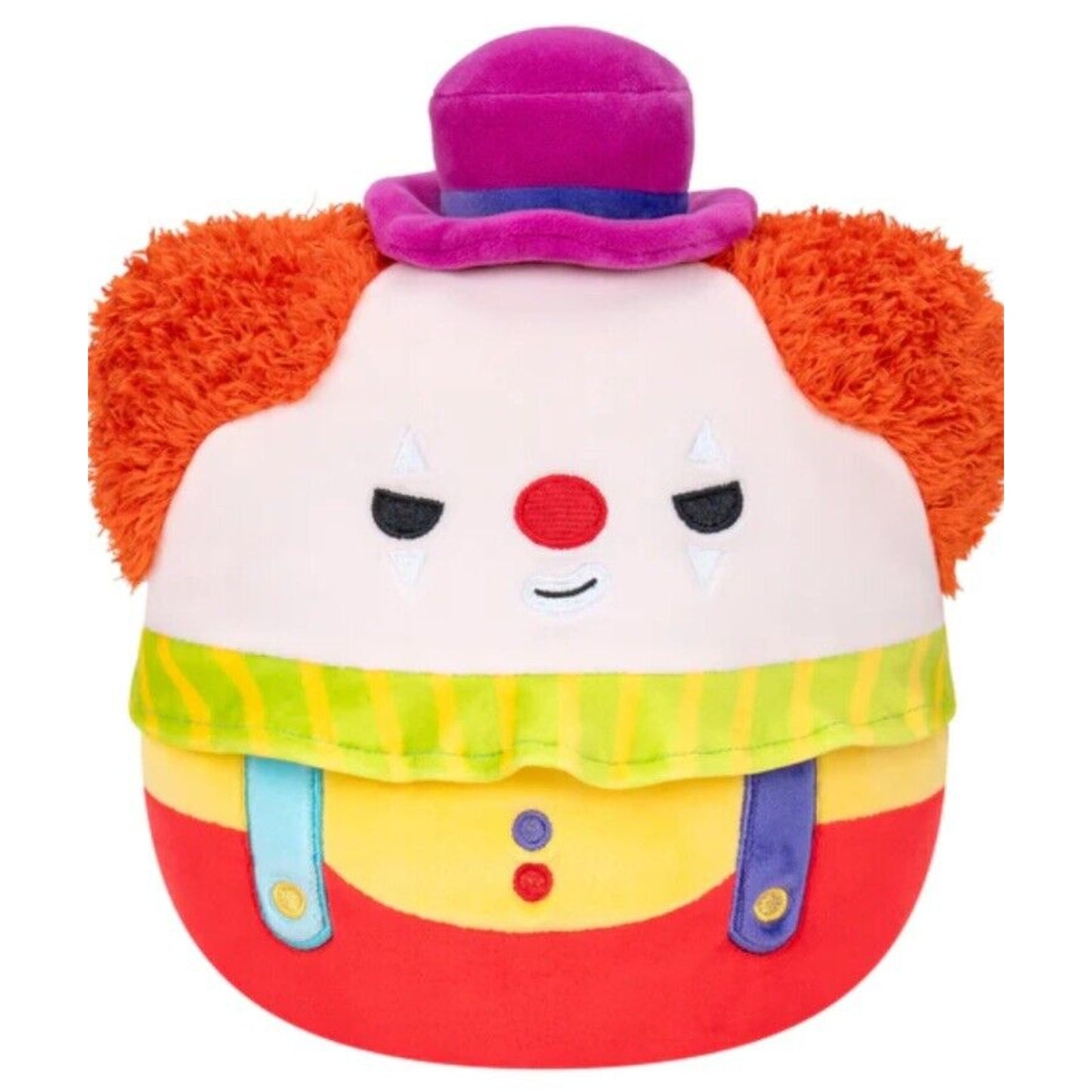 🔥Squishmallow 8” Bimbi The Clown Official Kellytoy Plush HTF BNWT🔥