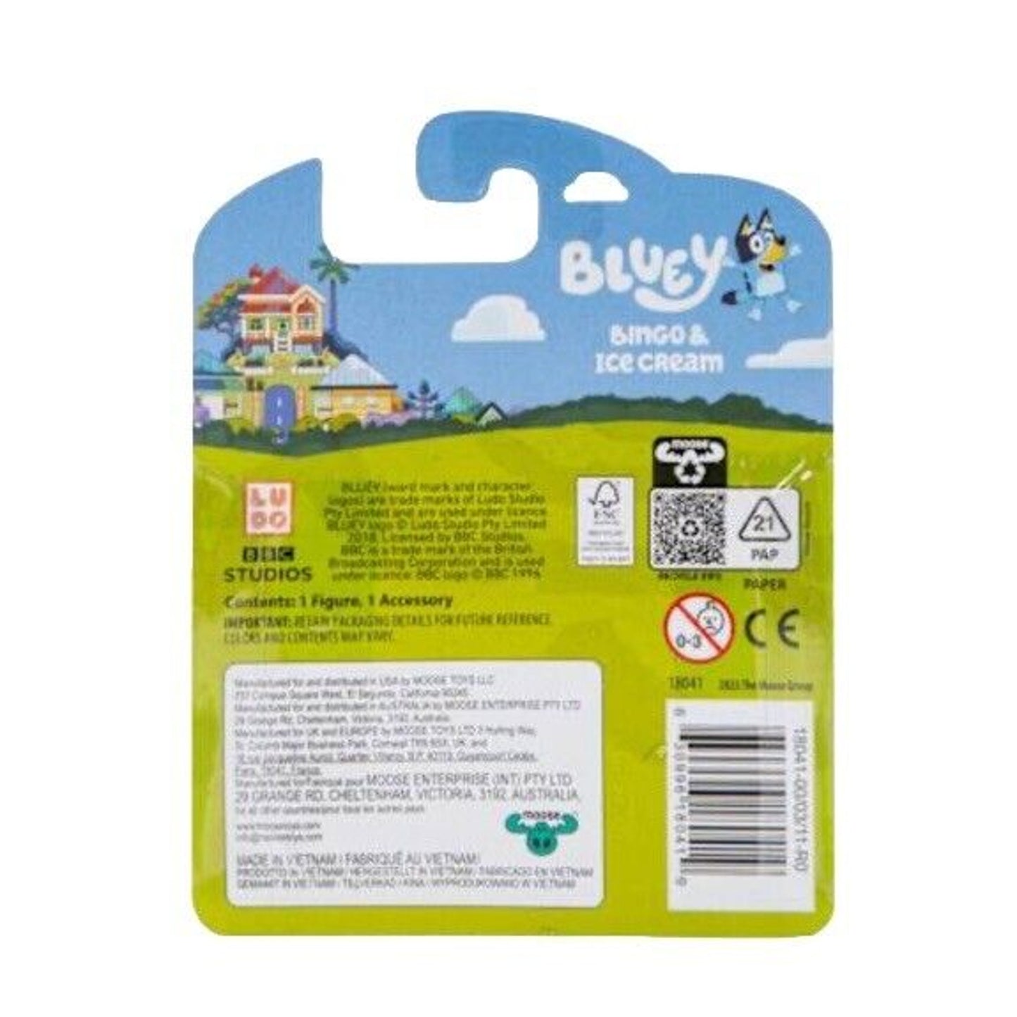 🔥Bluey and Friends Figure Sets BINGO AND ICE CREAM BNWT🔥