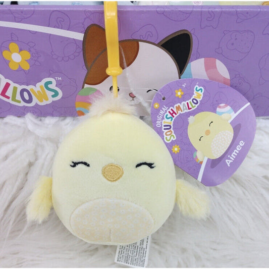🔥Squishmallows Aimee the Chick Clip ~WalGreens Exclusive ~ Easter 2023 BNWT🔥