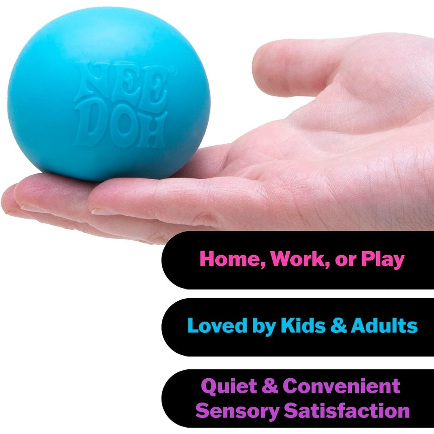 🔥NeeDoh Nee Doh Original The Groovy Glob Squishy Stress Ball Blue NWT🔥