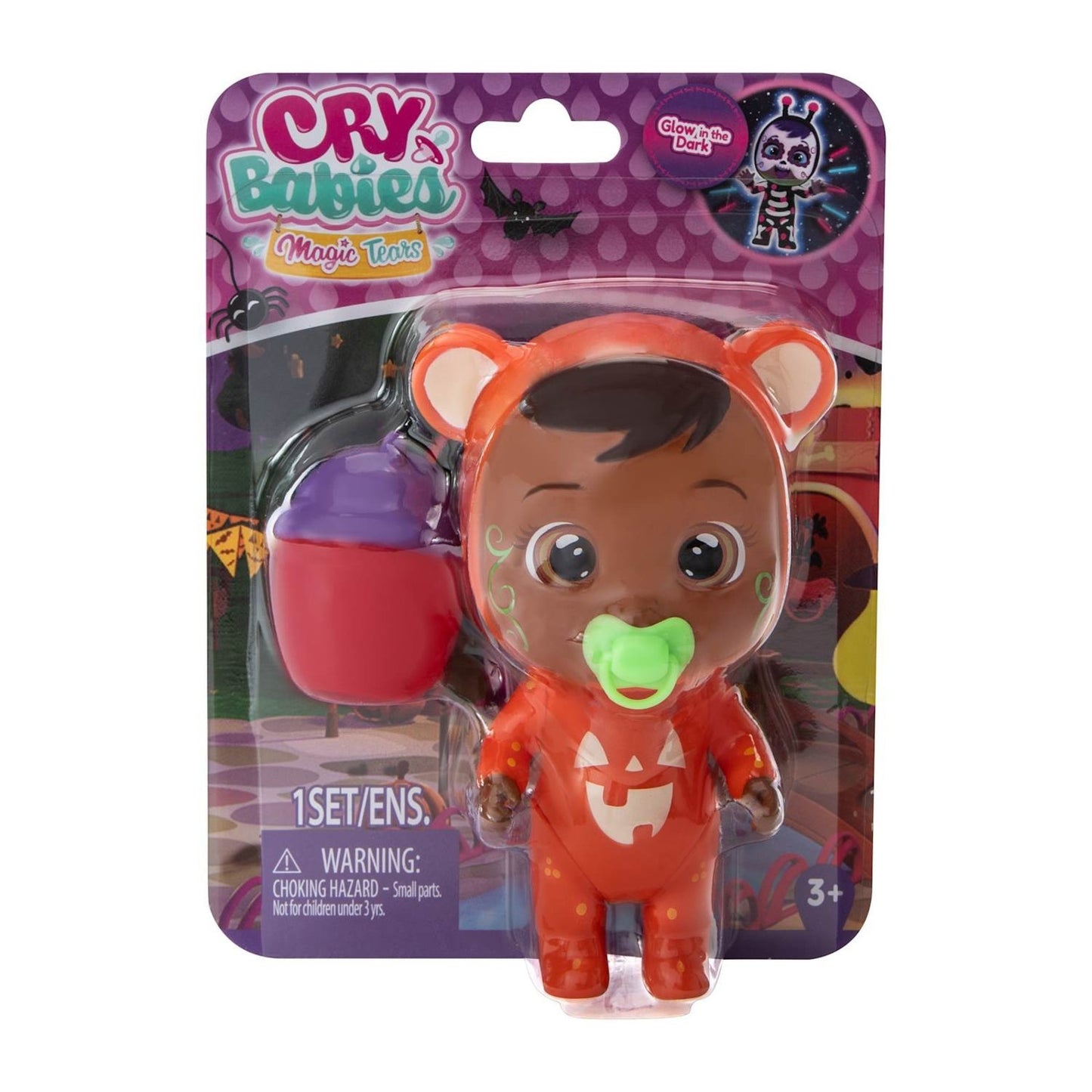 🔥Cry Babies Magic Tears Doll Figure Set Glow in the Dark Series BONNIE BNWT🔥