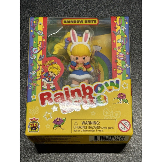 🔥Rainbow Brite Bunny Ears Spring Easter Cheebee Rare Mini Vinyl Fig TLS🔥