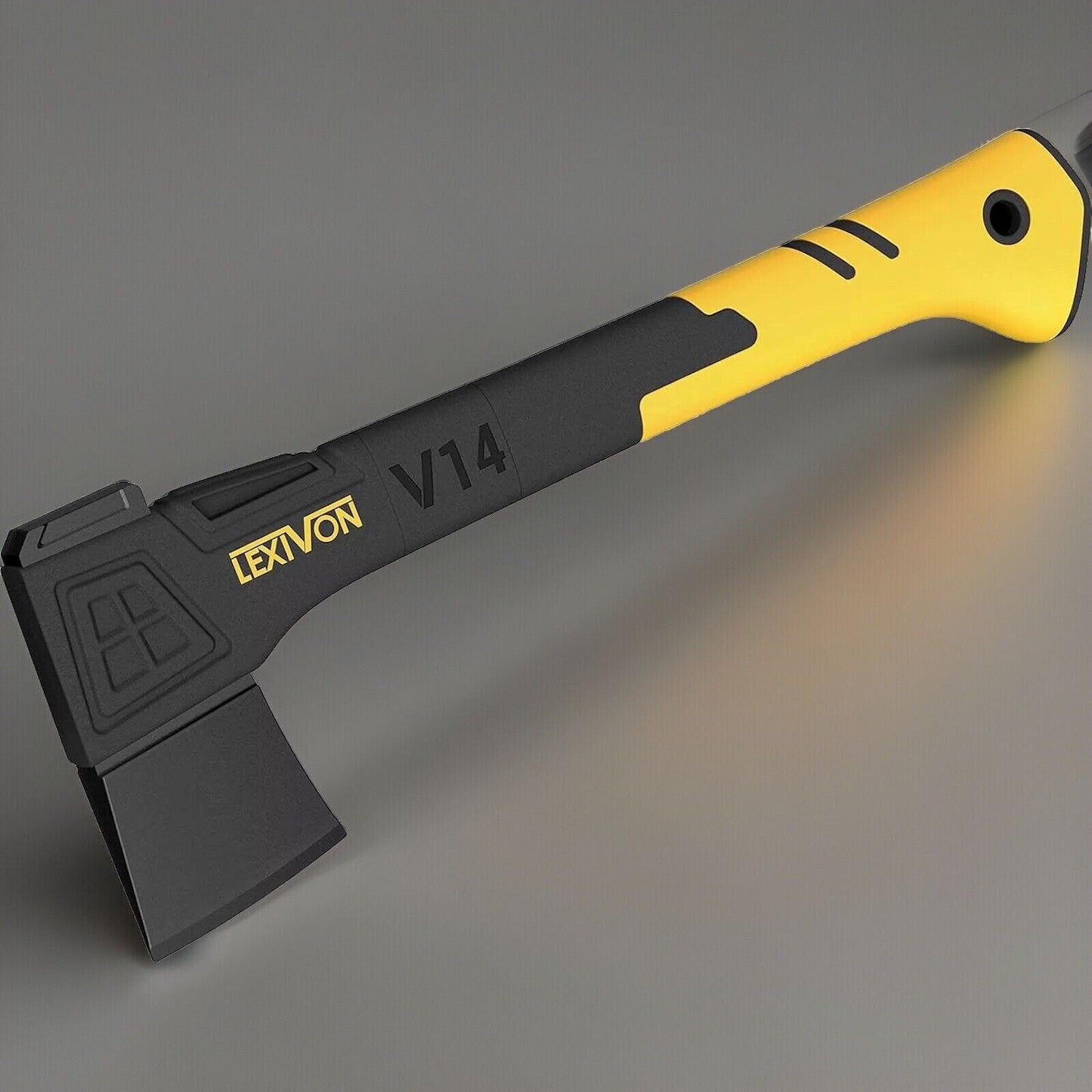 🔥LEXIVON V14 Camping Hatchet 14-Inch Axe | Ergonomic TPR Grip Lightweight 🔥