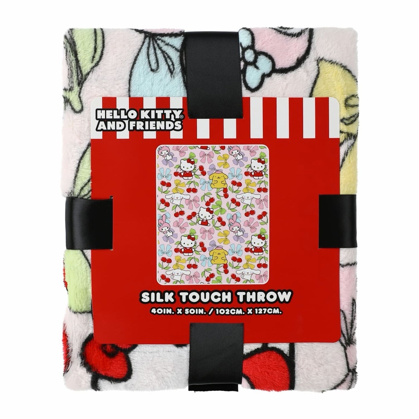 🔥Sanrio Hello Kitty Plush Silk Touch Throw Blanket 40" x 50" BNWT🔥