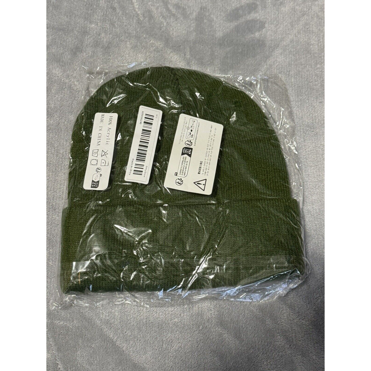 🔥Hunters BEANIE Winter HAT CAP Hunting Deer Logo Green Knit One Size Fits Most