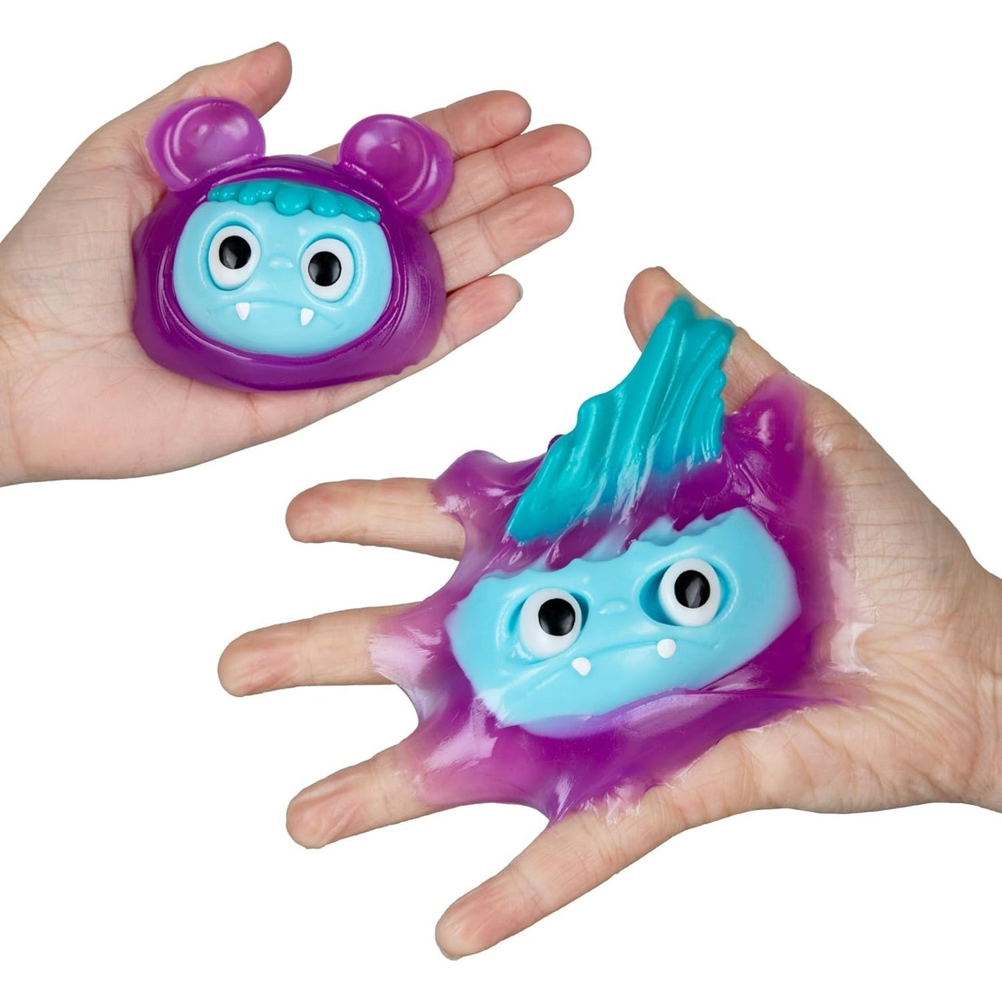 🔥Orb Curiosities Taba-licious BEAR Snarkies Teal Squishy Sensory Toy BNWT🔥