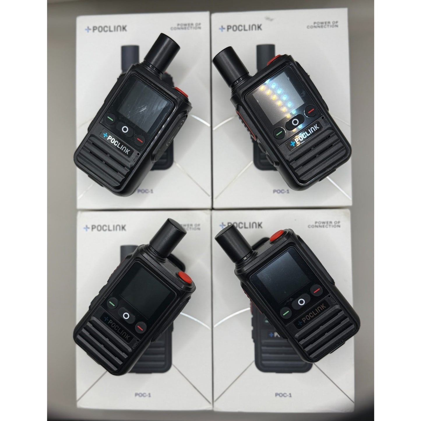 🔥POCLINK POC-1 Radio (4 Pack) Global POC LTE/FRS Radios + Extras 🔥