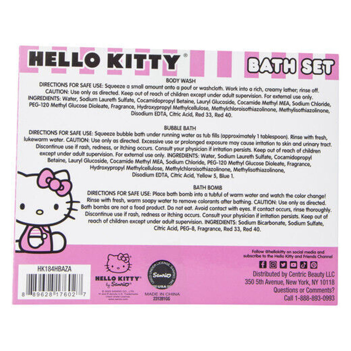 🔥Hello Kitty 4 Piece Set Soap & Scrub BNIB🔥