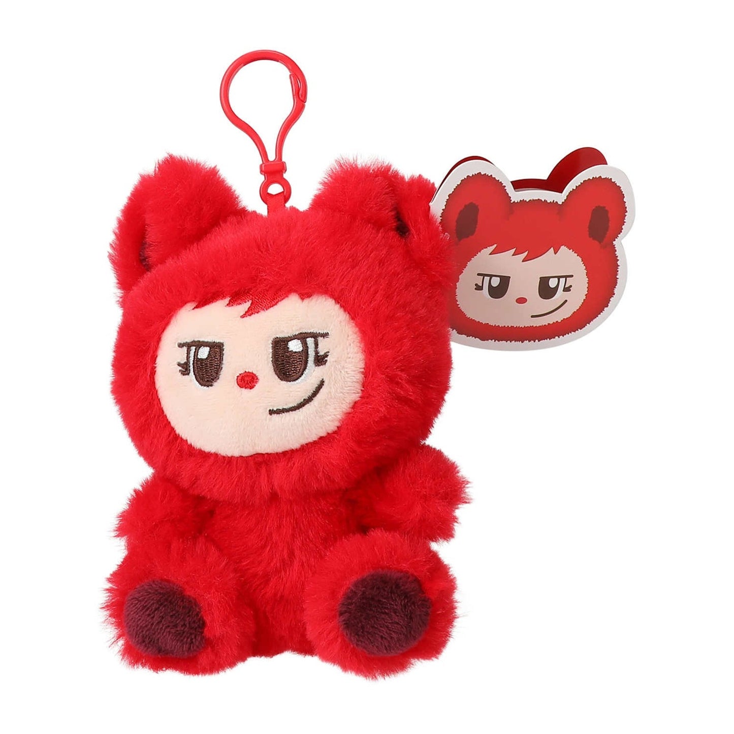 🔥LaBabies Halloween Plush Monster Clip Red BNWT🔥