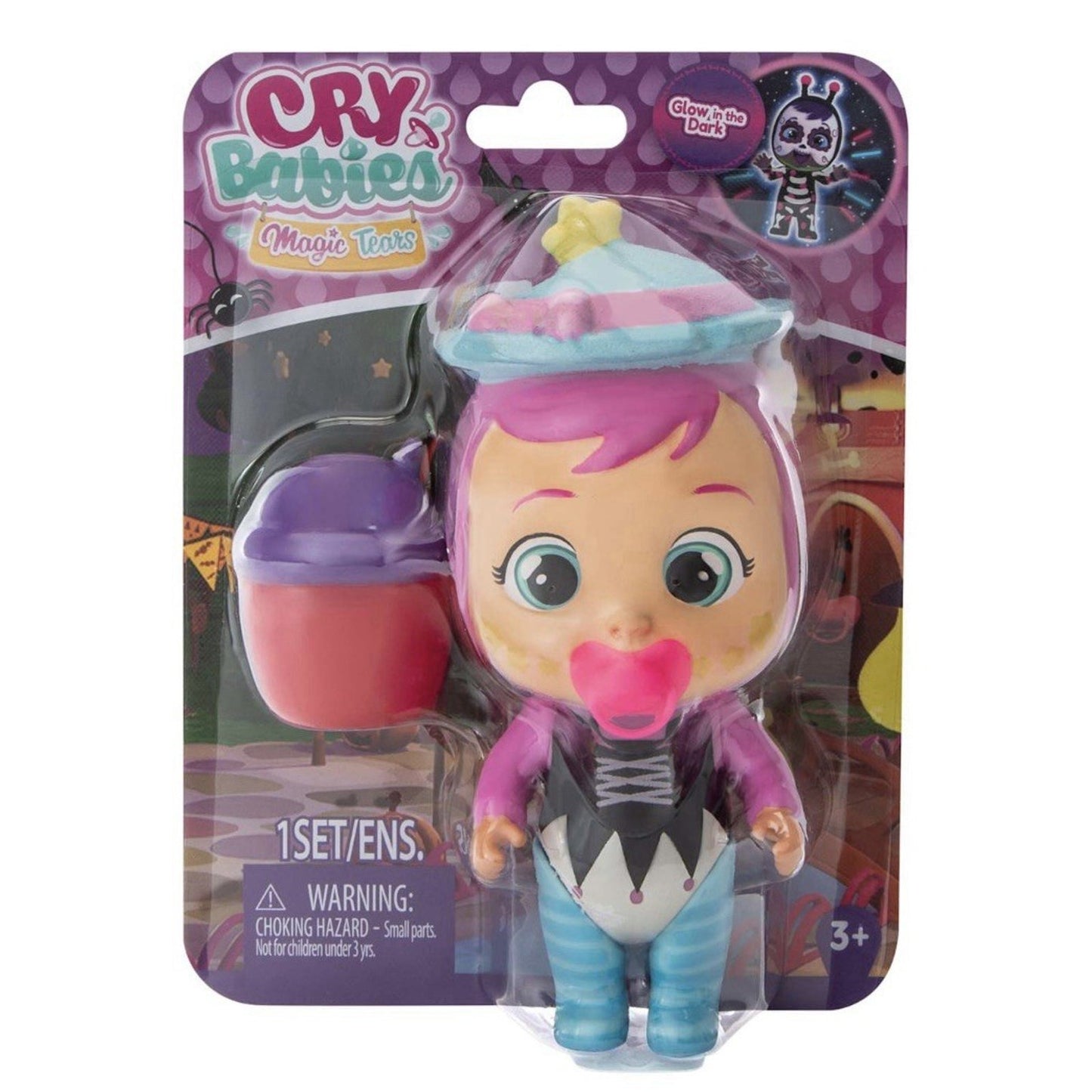 🔥Cry Babies Magic Tears Doll Figure Full Set Glow in the Dark Series BNWT🔥