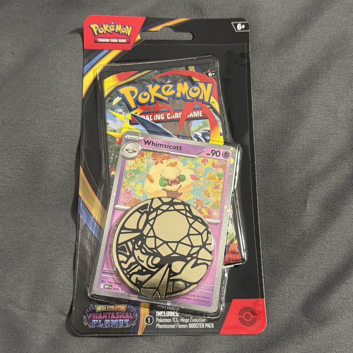 🔥Phantasmal Flames Whimsicott Promo Blister Booster Pack Sealed🔥