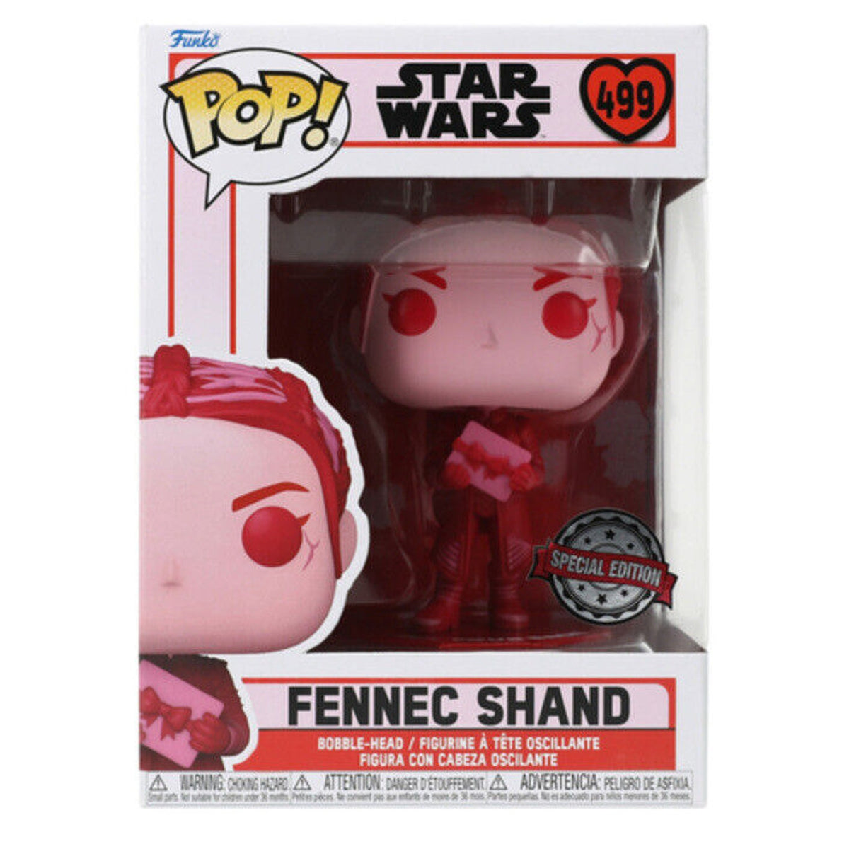 🔥Fennec Shand Funko POP! Star Wars: Valentine's Day Bobblehead BNIB🔥
