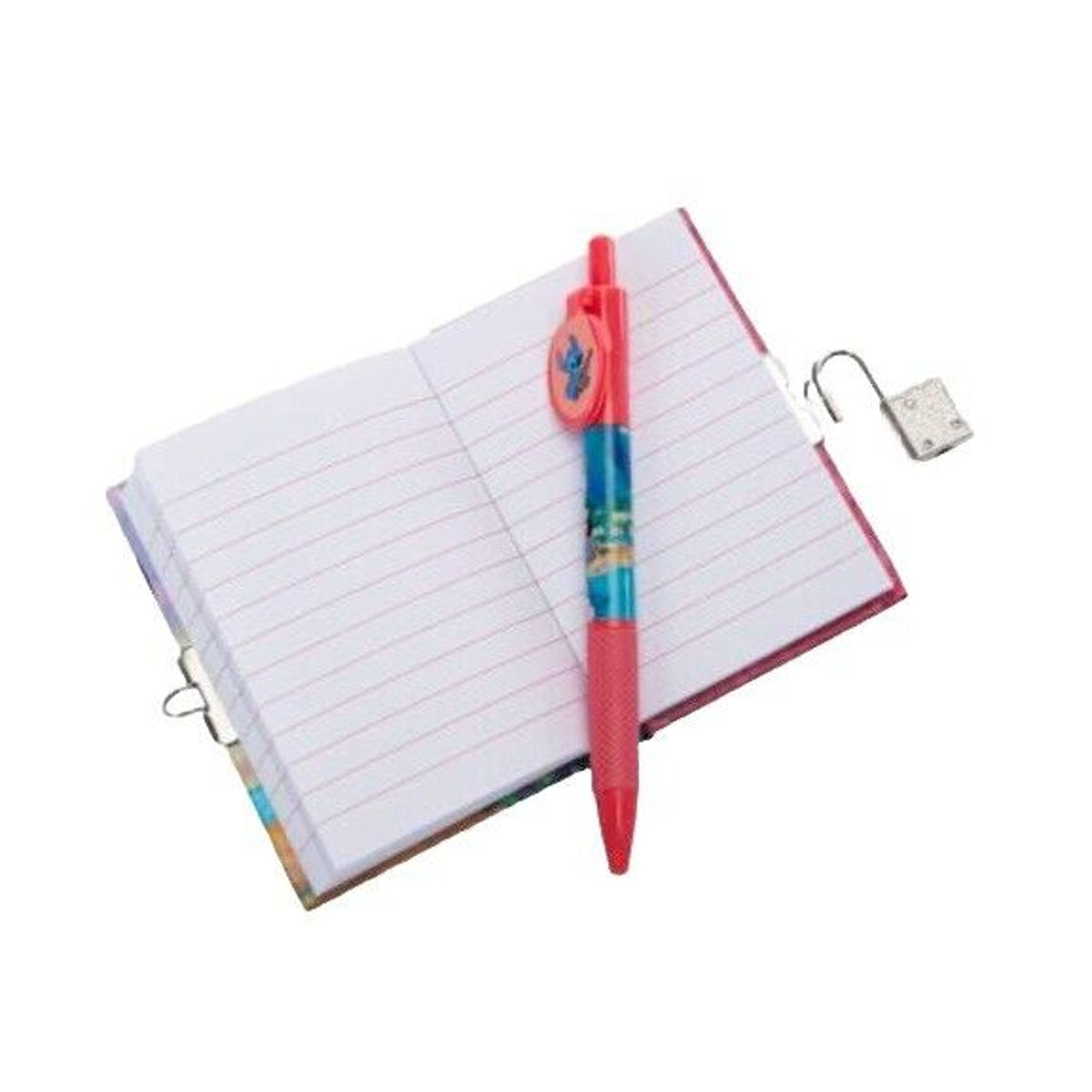 🔥Disney Stitch MIni Diary With Pen & Lock 4" 150 Sheets BNWT🔥