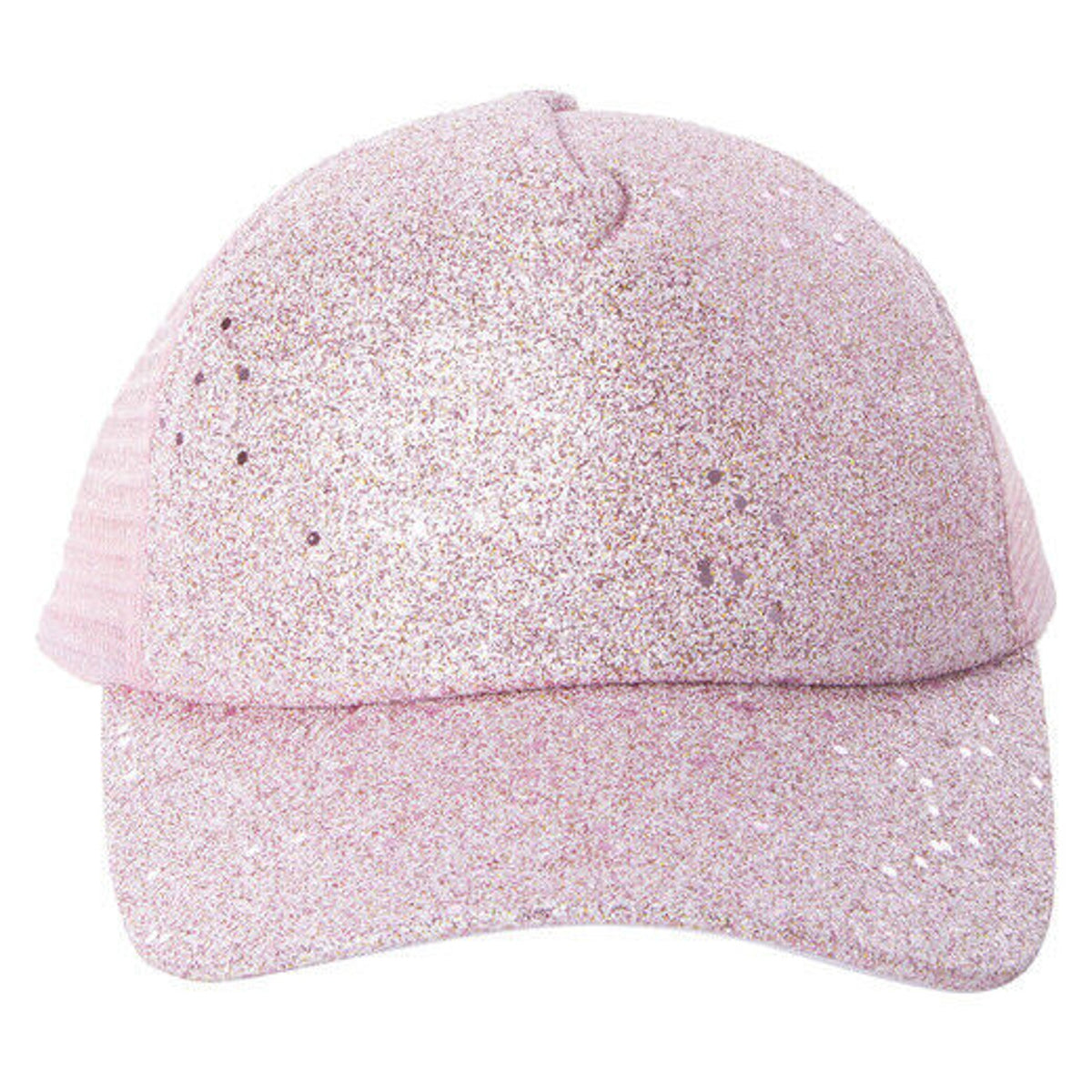 🔥Pink Glitter Trucker Baseball Cap/Hat Barbie Colors HOT BNWT🔥