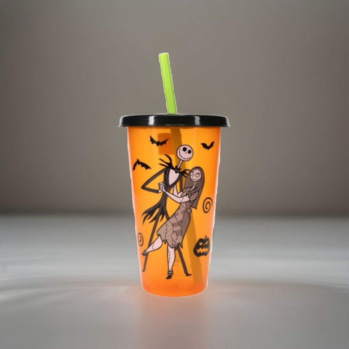 🔥Zak! The Nightmare Before Christmas Tumbler With Lid & Straw 25oz BNWT🔥