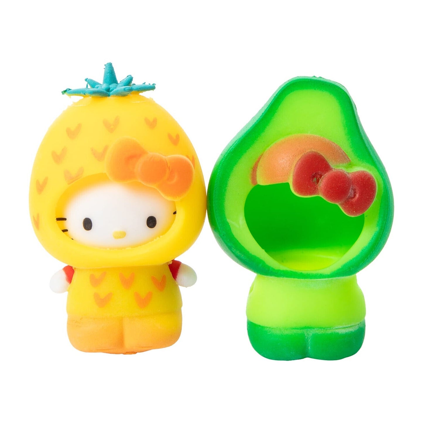 🔥Hello Kitty Dress Up Squishy Set Pineapple/Avocado BNWT🔥