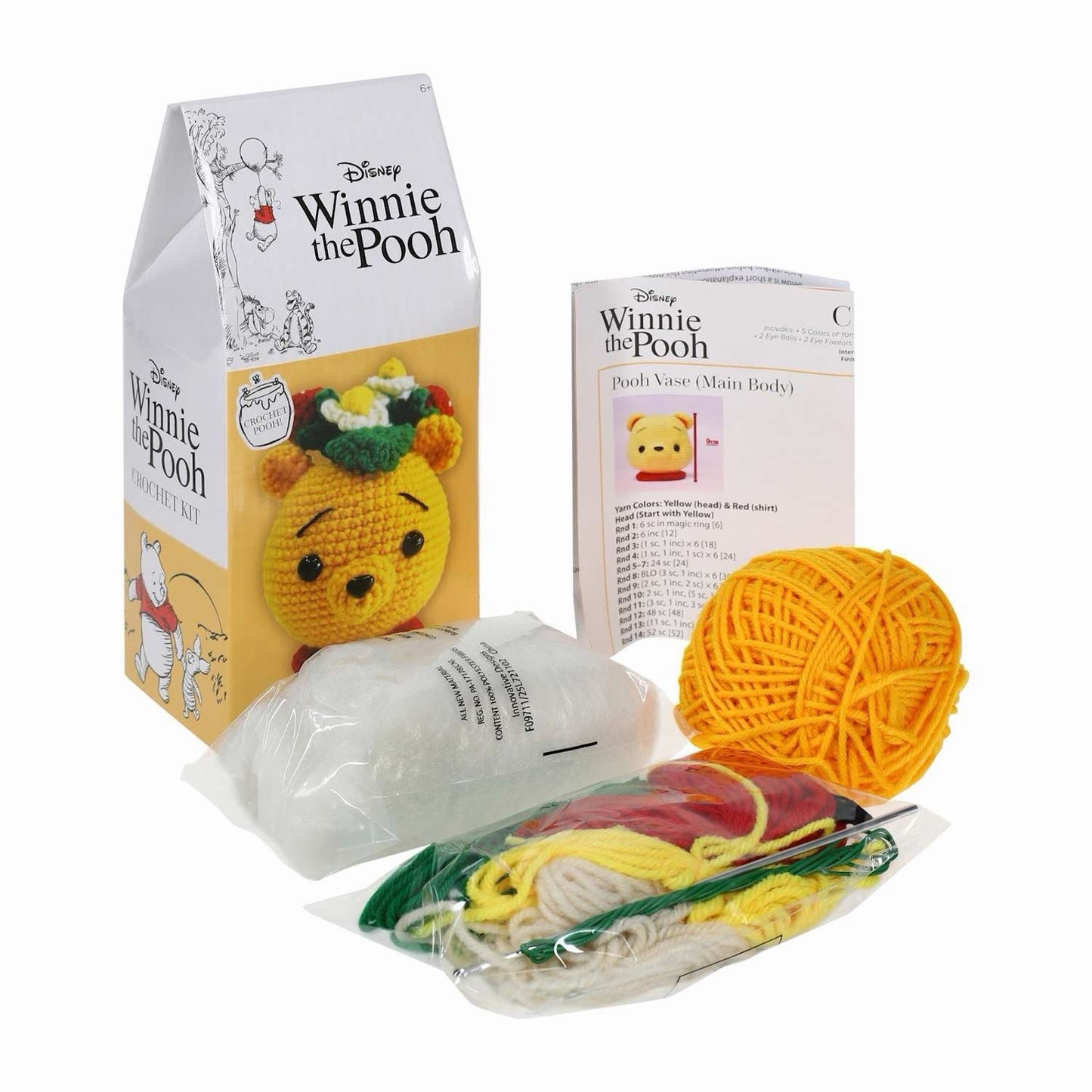 🔥Disney Winnie the Pooh Head Crochet Kit BNWT🔥