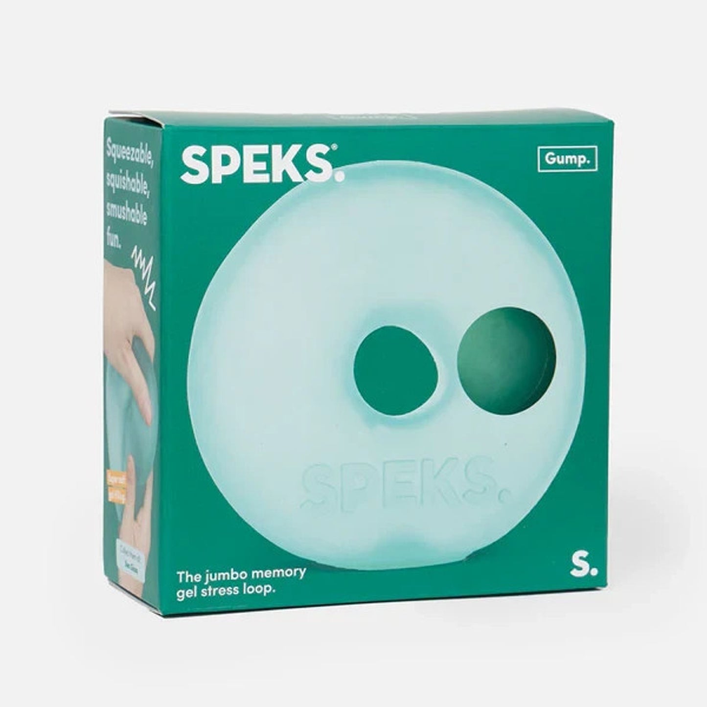 🔥Speks Gump Memory Gel Squeeze Loop JUMBO SEA GLASS BNWT🔥
