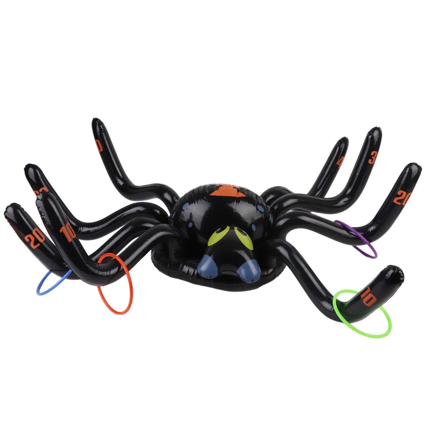 🔥Inflatable Spider Ring Toss Game Halloween Party Games 5 Pieces BNWT🔥