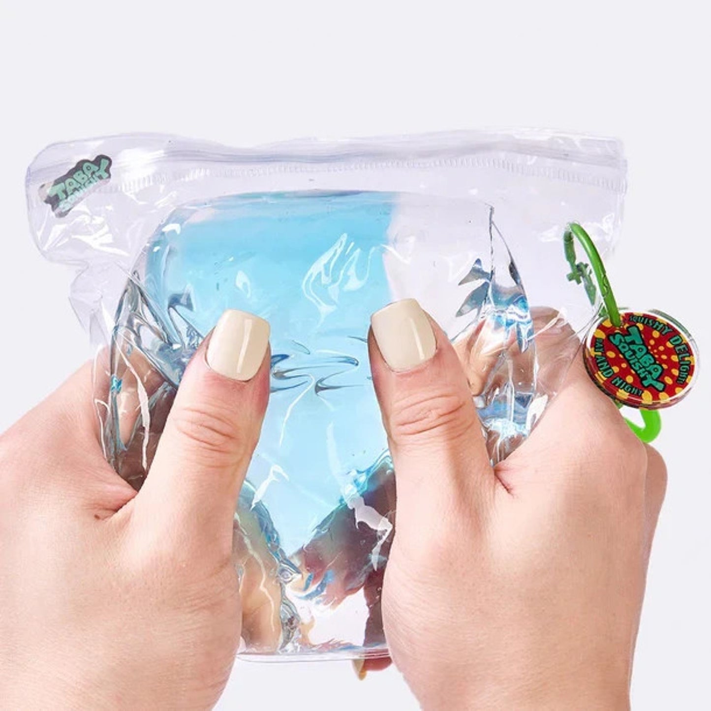 🔥Nested Cyan Ice Cube Taba Squishy BNWT🔥