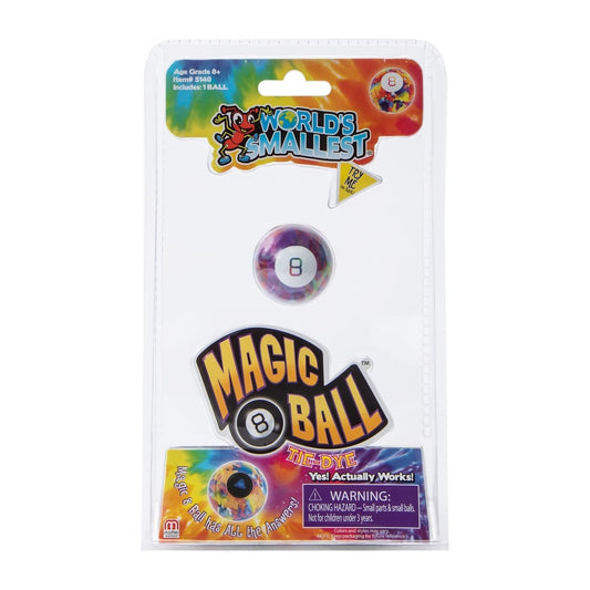 🔥World's Smallest TIE DYE Magic 8 Ball BNWT🔥