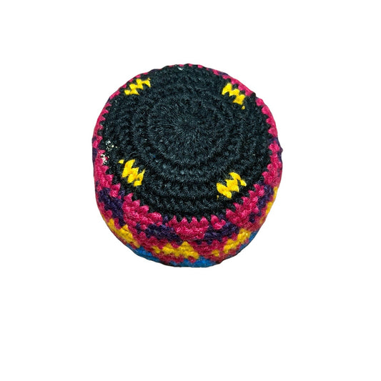 🔥World Footbag Boota Bag Crochet Hacky Black/Red/Blue/Yellow BNWT🔥