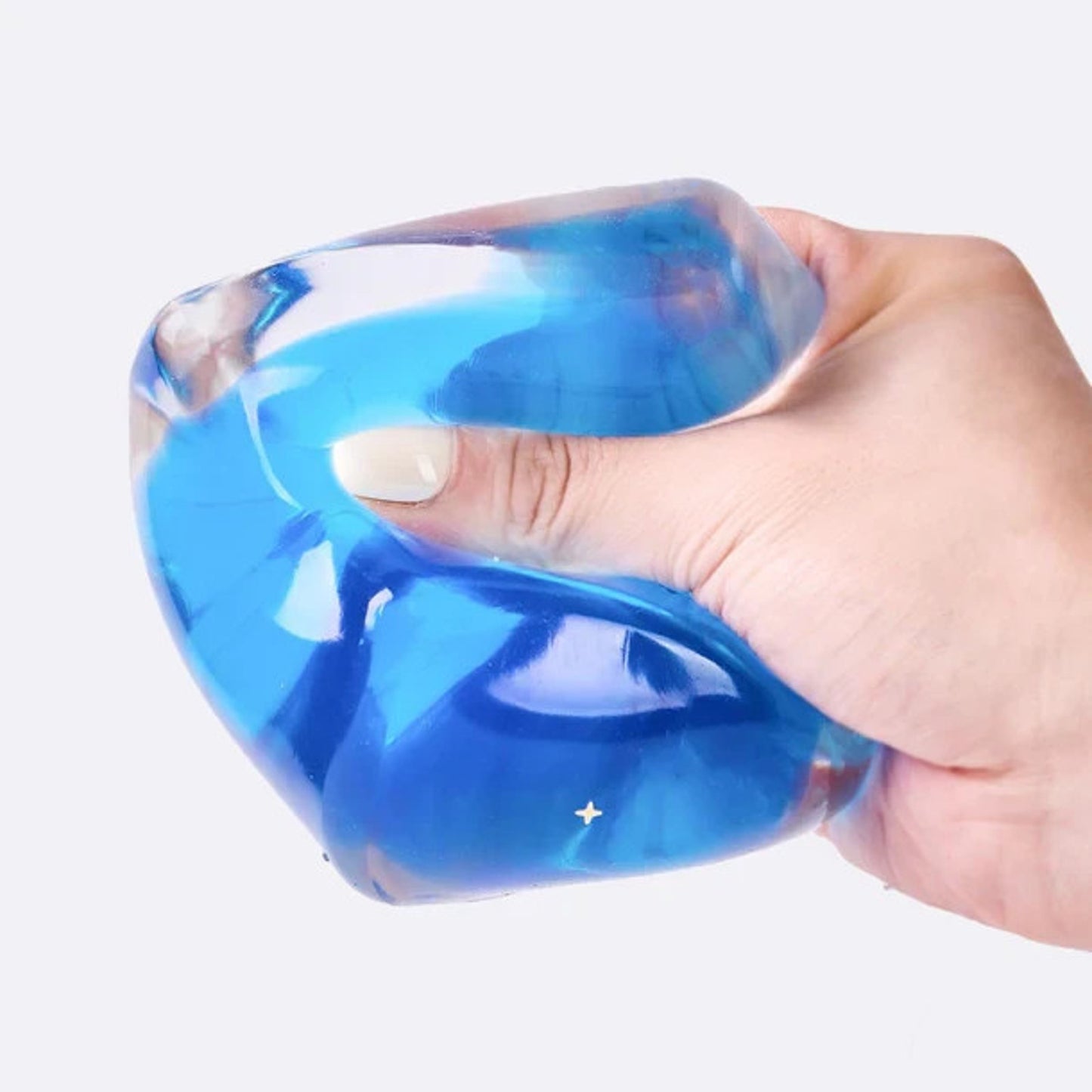 🔥Nested Blue Ice Cube Taba Squishy BNWT🔥