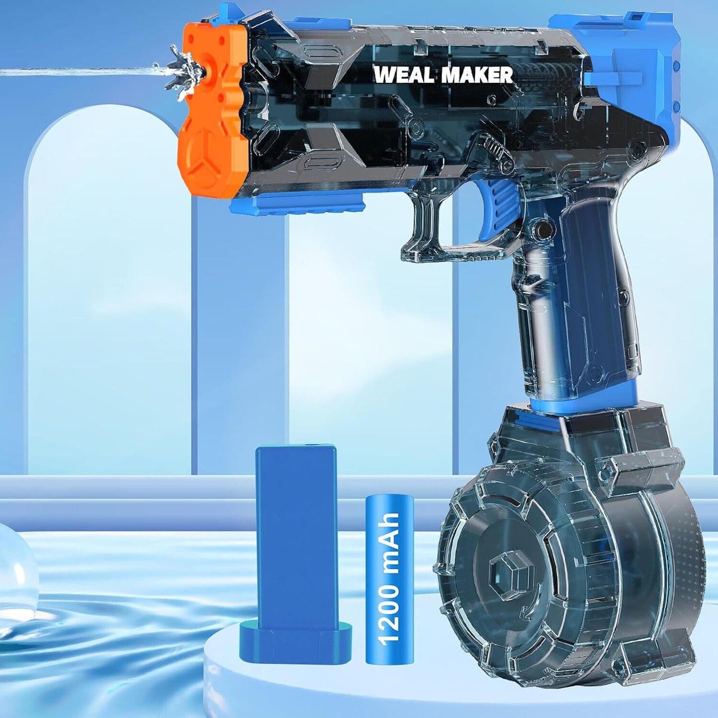 🔥Strongest Electric Water Guns Automatic Squirt Pistol 30ft BNWT🔥