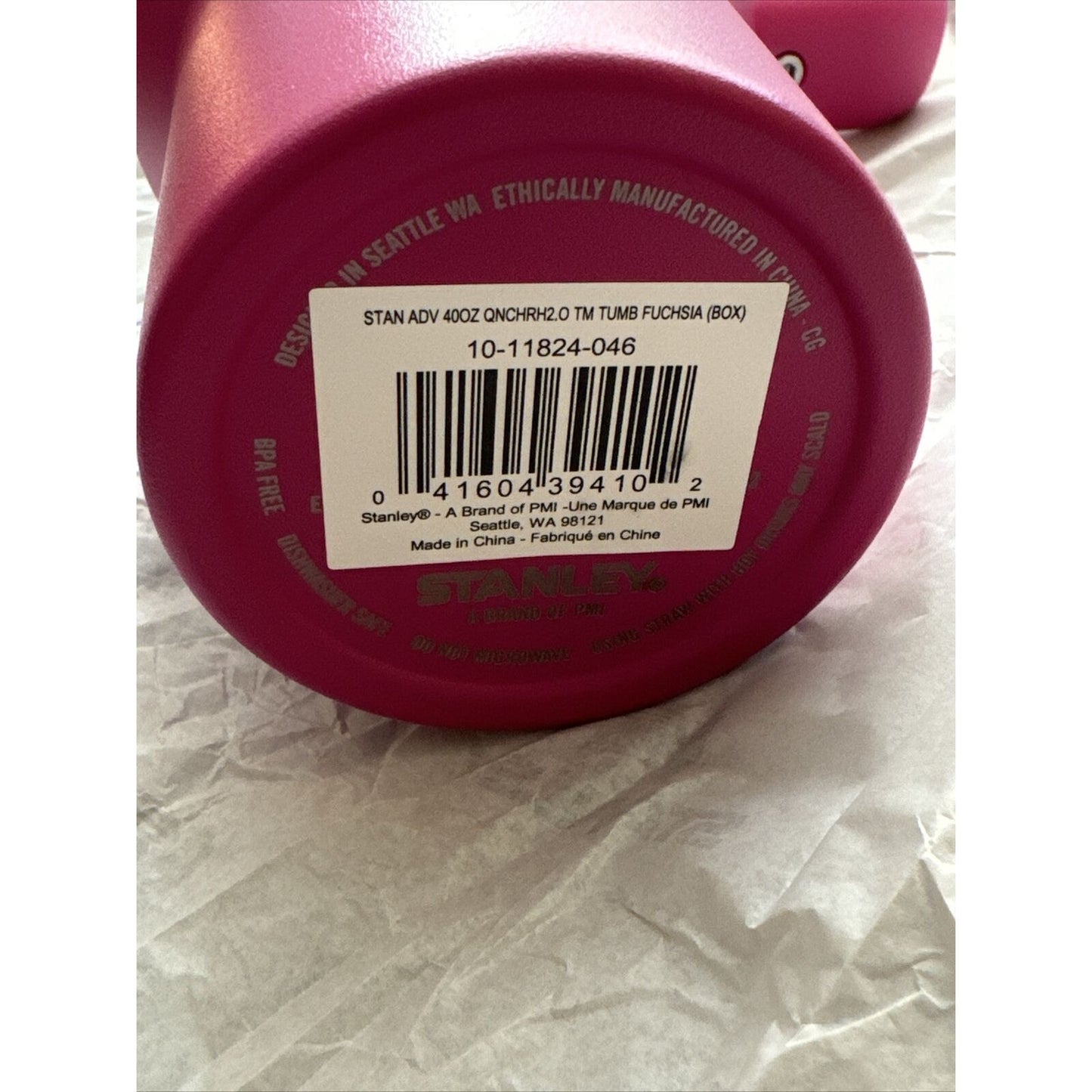 🔥Stanley Quencher H2.0 40oz Flowstate Quencher Tumbler - FUSCHIA BNWT🔥