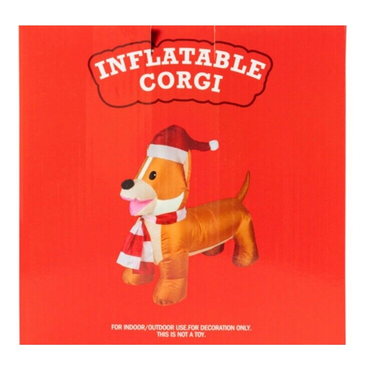 🔥Inflatable Corgi Indoor/Outdoor Christmas Decor BNWT🔥