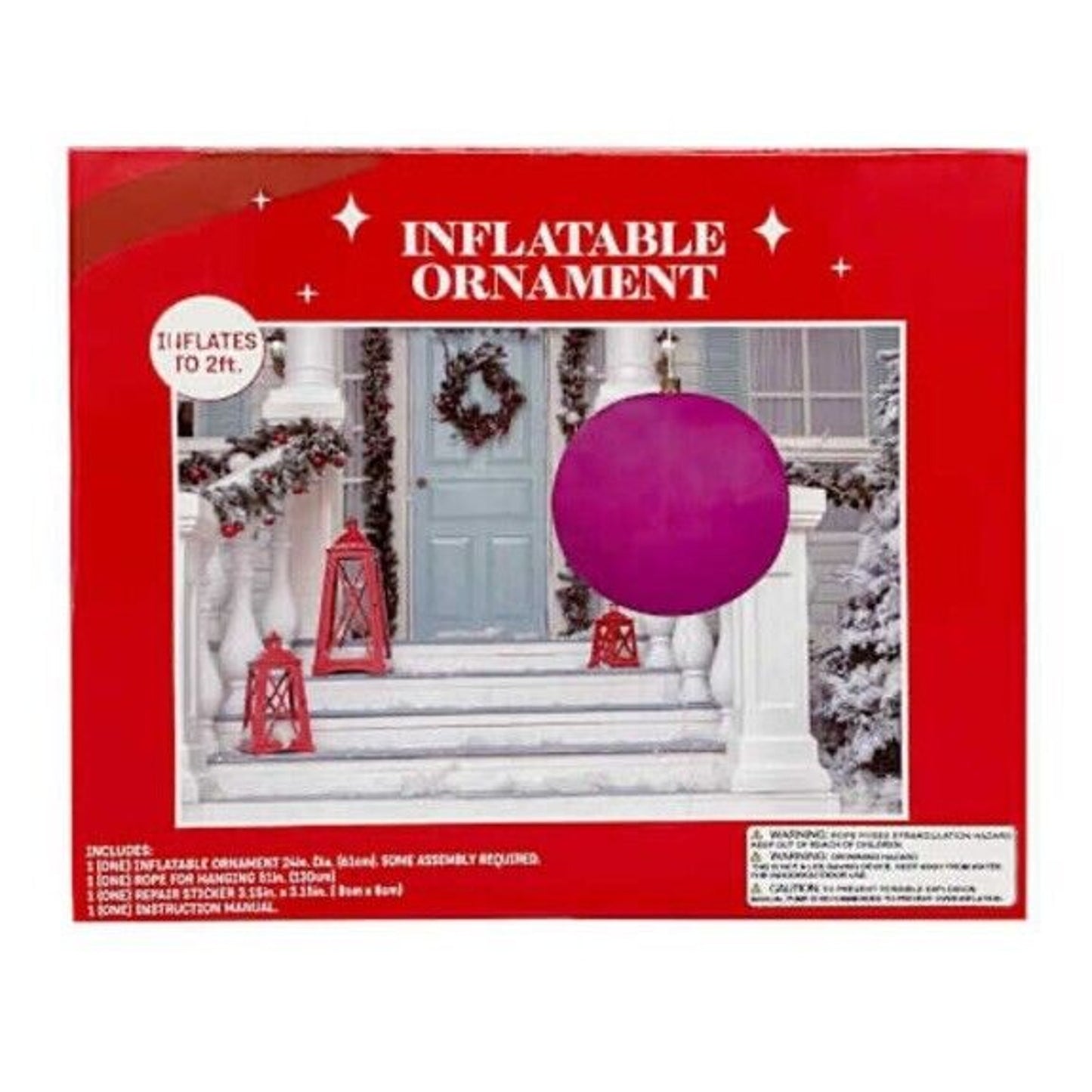 🔥Inflatable Christmas Ornament 2ft BNWT🔥