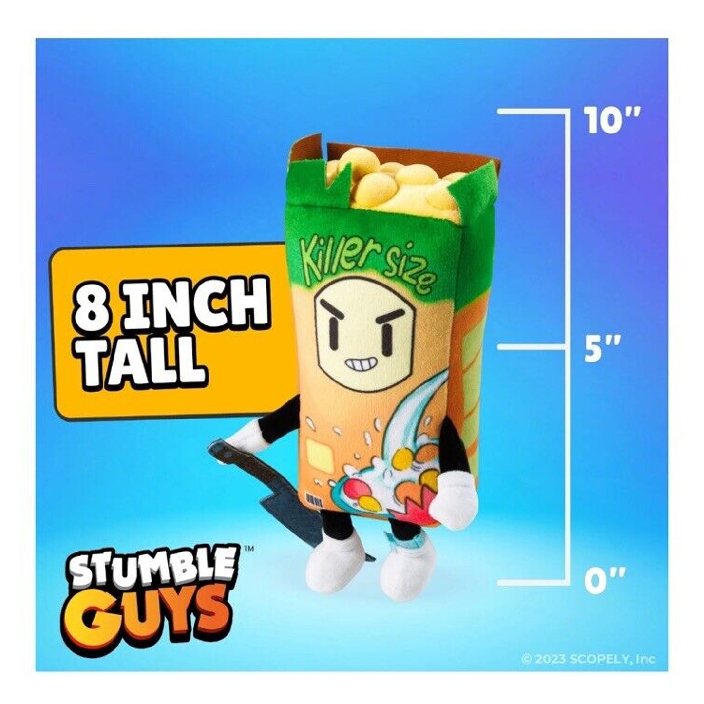 🔥Stumble Guys CEREAL KILLER 8” Plush Buddies Soft & Cuddly Plush Toy 2024 BNWT