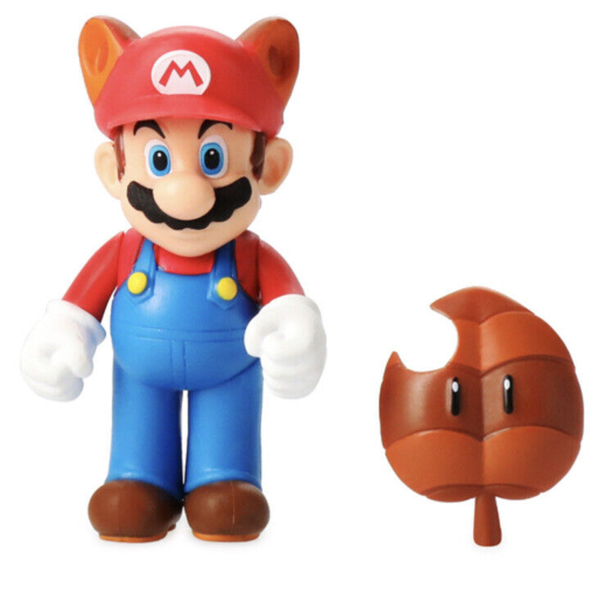 🔥Nintendo Jakks Pacific Super Mario Raccoon Mario with Super Leaf Figure BNIB🔥