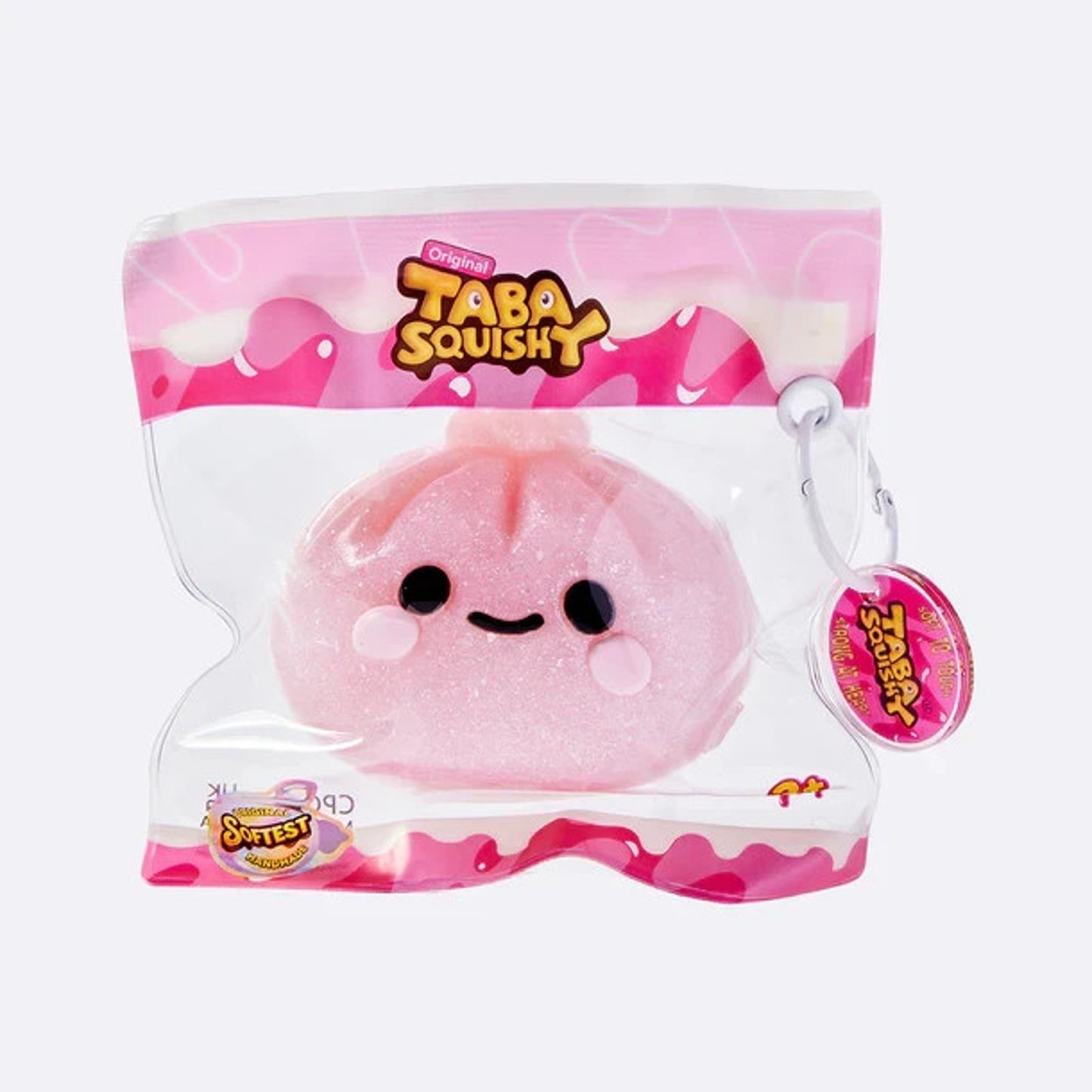 🔥Tabasquishy Pink Glitter Dumpling Squishy Squeeze Toy BNWT🔥