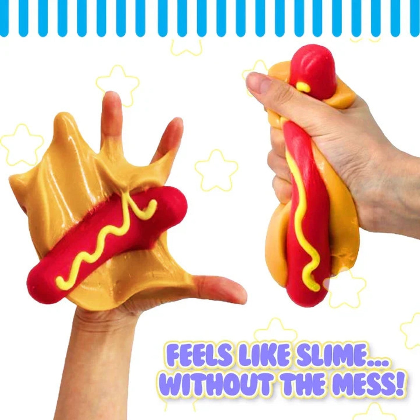 🔥MushMeez Taba Squishy- Hot Dog 4.5" Squish BNWT🔥